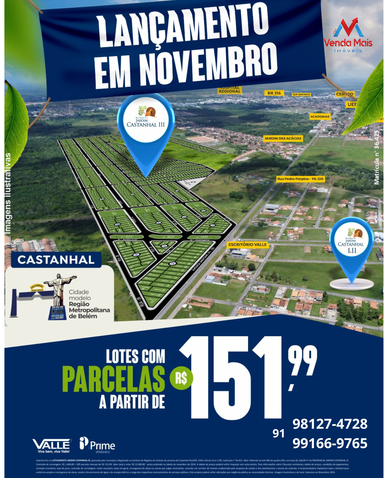 LANÇAMENTO EM CASTANHAL