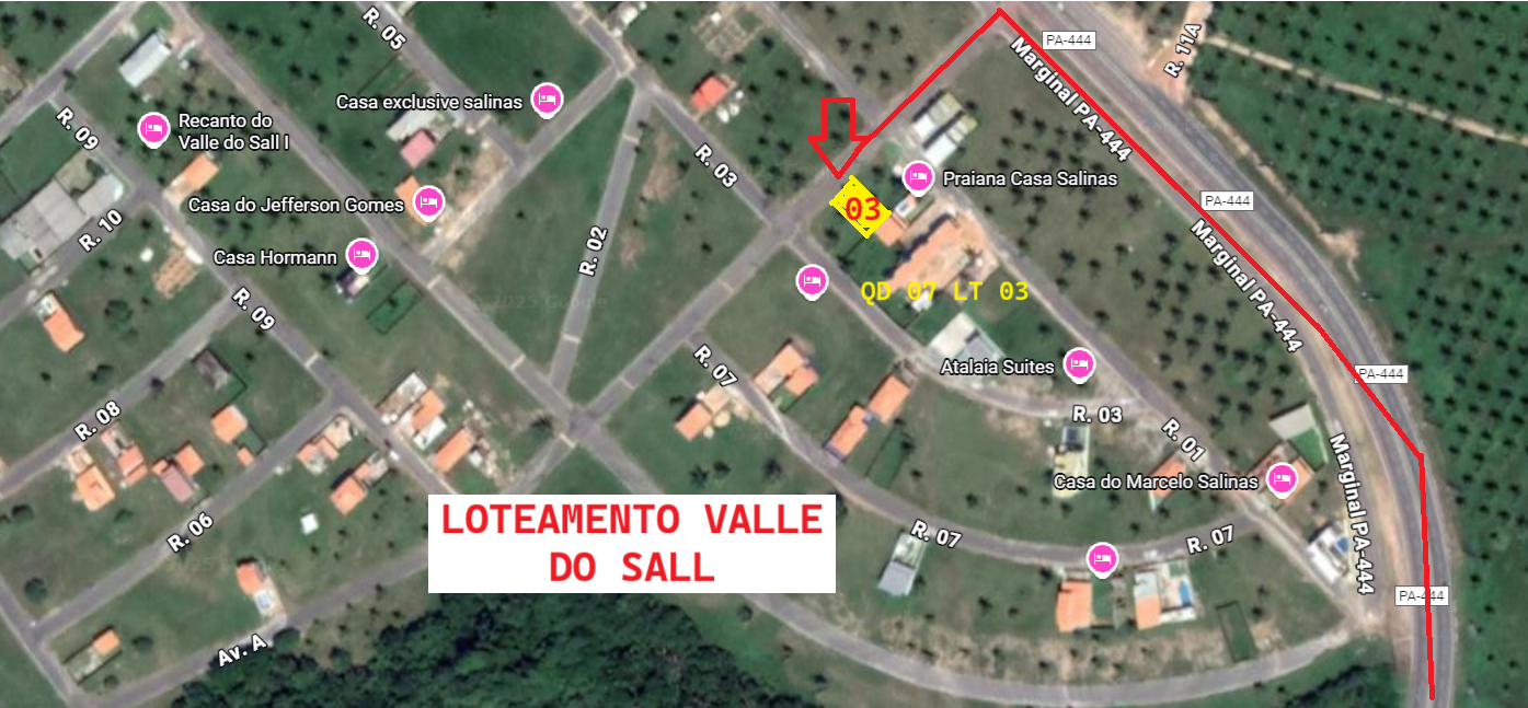 TERRENO - LOTEAMENTO VALLE DO SALL - SALINOPOLIS/PA